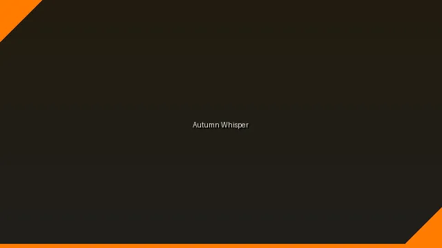 冠军作品《秋日私语》- 华体会体育 娱乐 优胜视频